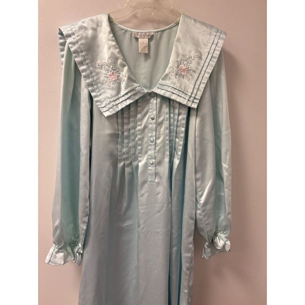 Lot Of 3 Vintage Nightgowns (Komar, Erika Taylor & Miss Elaine) Sz Med & Large